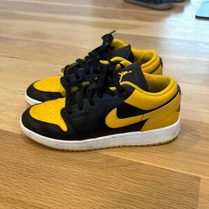 Black and Yellow Jordans